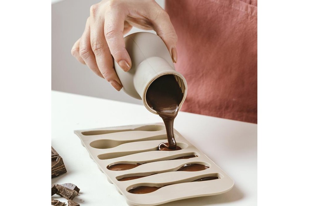 Φόρμα σιλικόνης για σοκολατάκια και παγάκια "Misty" 21cm