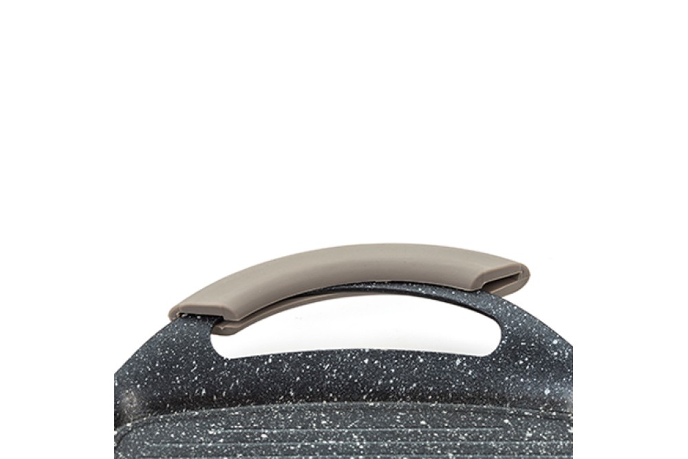 Γκριλιέρα-πιατέλα "Funtzio" με αντικολλητική επίστρωση stone 47cm