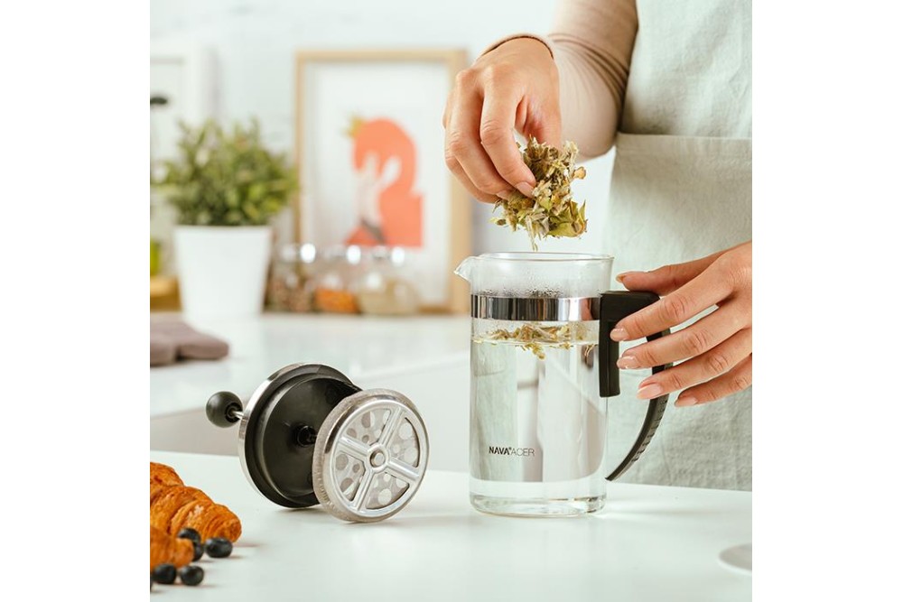 Καφετιέρα για καφέ φίλτρου και τσάι με έμβολο "Acer" 600ml Καφετιέρα για καφέ φίλτρου και τσάι με έμβολο "Acer" 600ml