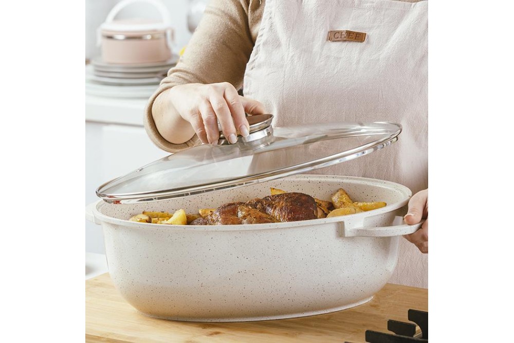 Γάστρα & κατσαρόλα "Terrestrial" με αντικολλητική επίστρωση γρανίτη 38cm Γάστρα & κατσαρόλα "Terrestrial" με αντικολλητική επίστρωση γρανίτη 38cm