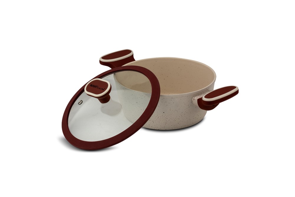 Κατσαρόλα "Terrestrial" με καπάκι και αντικολλητική επίστρωση granite 20cm Κατσαρόλα "Terrestrial" με καπάκι και αντικολλητική επίστρωση granite 20cm