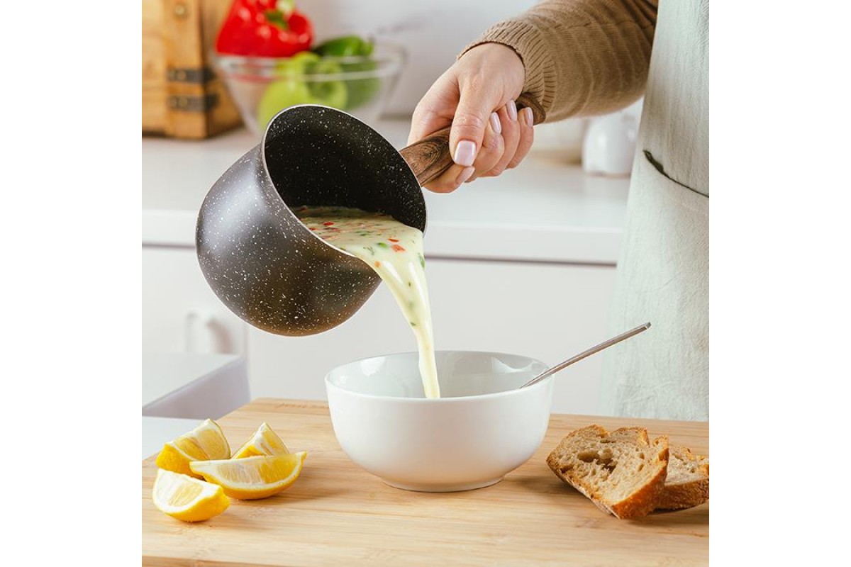 Μπρίκι "Nature" με αντικολλητική επίστρωση stone 750ml Μπρίκι "Nature" με αντικολλητική επίστρωση stone 750ml