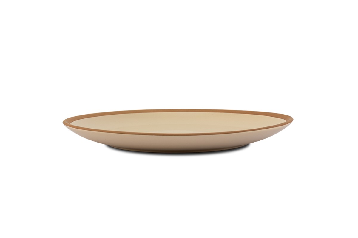Πιάτο ρηχό stoneware "Athena Beige" 27cm