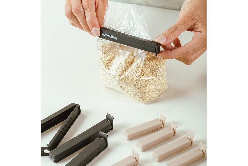 Κλιπ αεροστεγούς κλεισίματος σακούλας "Misty" σετ 12τεμ. Κλιπ αεροστεγούς κλεισίματος σακούλας "Misty" σετ 12τεμ.