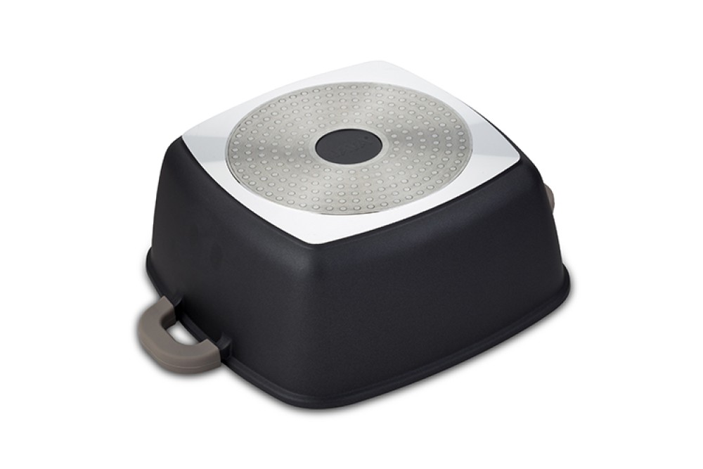 Τετράγωνη κατσαρόλα-γάστρα "Funtzio" με αντικολλητική επίστρωση stone 28cm