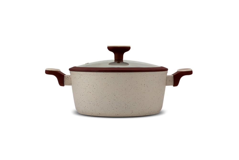 Κατσαρόλα "Terrestrial" με καπάκι και αντικολλητική επίστρωση granite 24cm