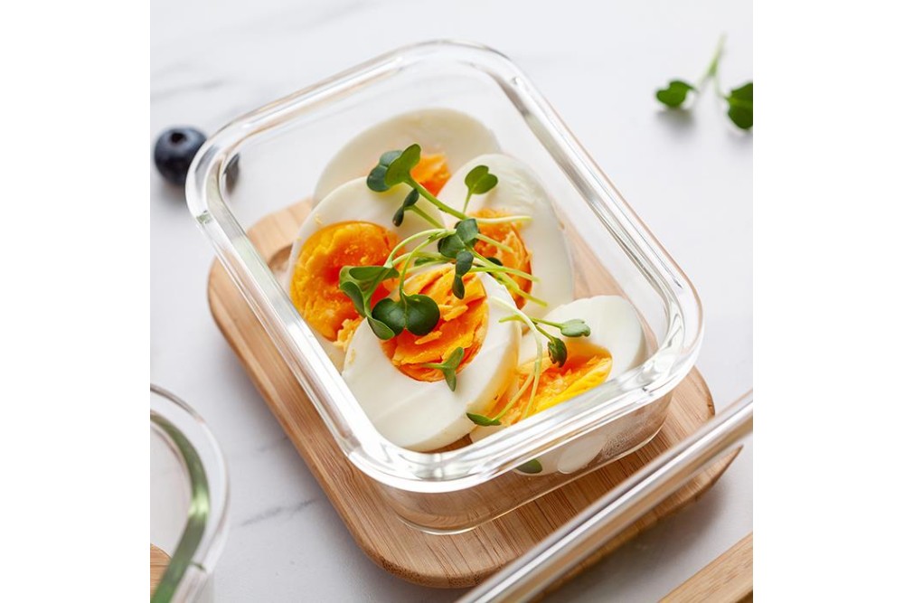 Δοχείο φαγητού γυάλινο ορθογώνιο "Arizona" 300ml