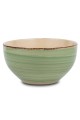 Μπολ δημητριακών  stoneware "Lines Oil Green" 14cm