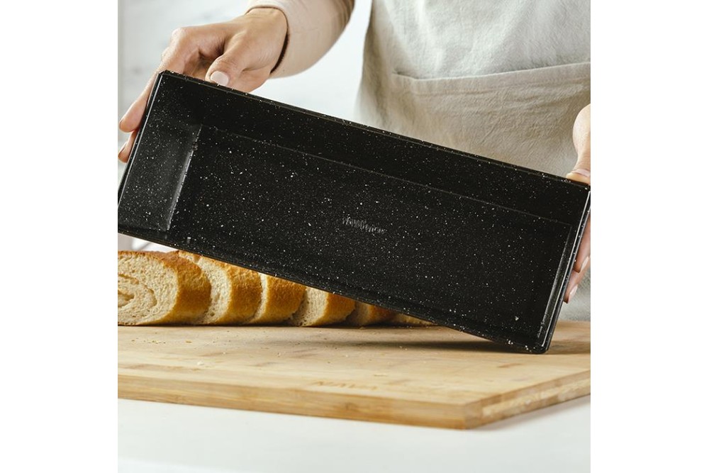 Φόρμα κέικ-ψωμιού "Nature" με αντικολλητική επίστρωση stone 30cm Φόρμα κέικ-ψωμιού "Nature" με αντικολλητική επίστρωση stone 30cm