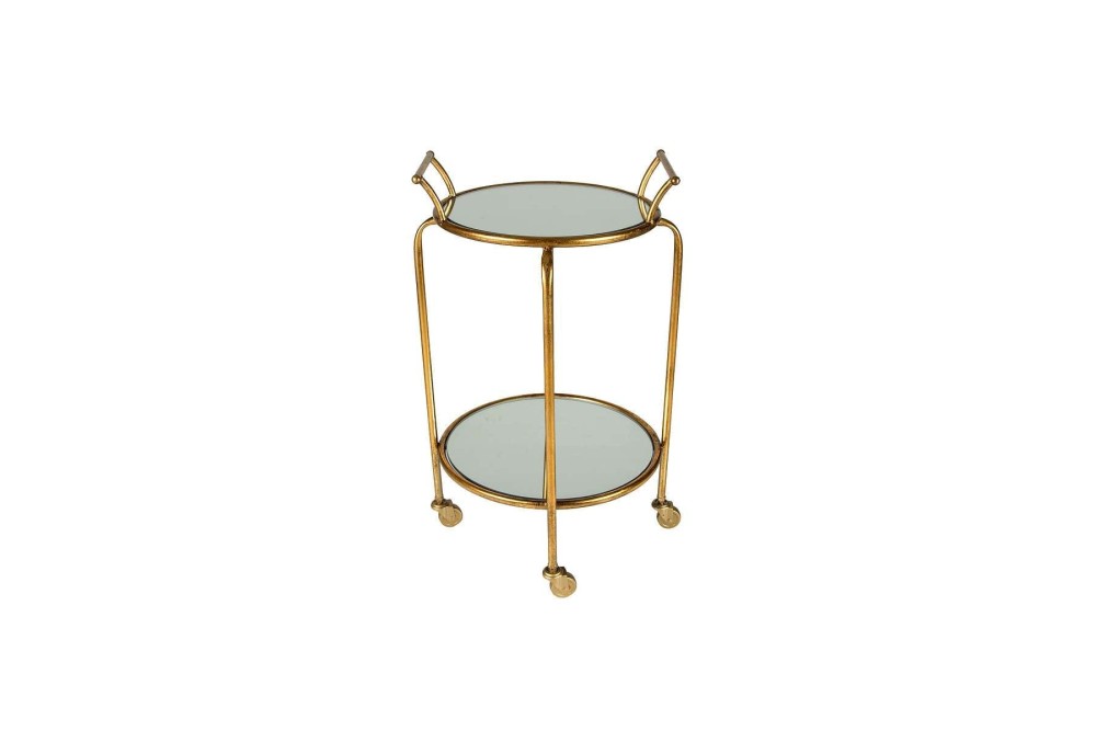 ART ET LUMIERE ΤΡΟΛΛΕΥ  BAR ΜΕ ΚΑΘΡΕΦΤΗ ΜΕΤΑΛΛΙΚΟ ΔΙΟΡΟΦΟ Φ42Χ76ΕΚ